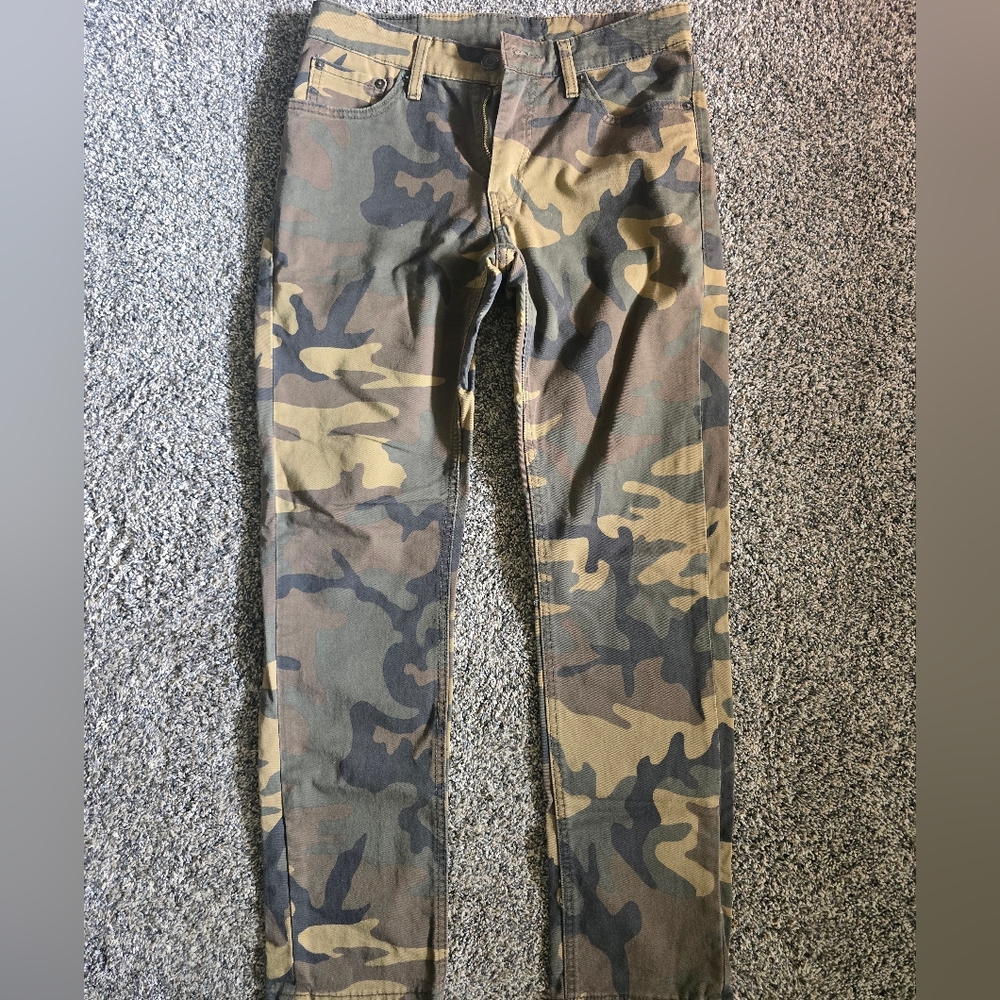 Levi's 511 Commuter Jeans Men's 30x30 Slim Fit Camo Stretch Reflective